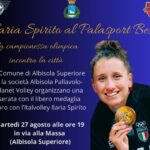 La campionessa olimpica Ilaria Spirito al Palasport Besio il 27 agosto